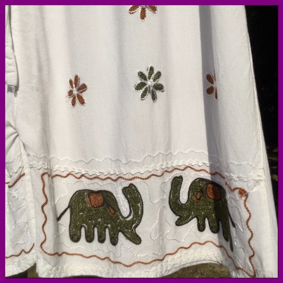 Cream Drawstring Shorts, sz M - Picture 5 of 5